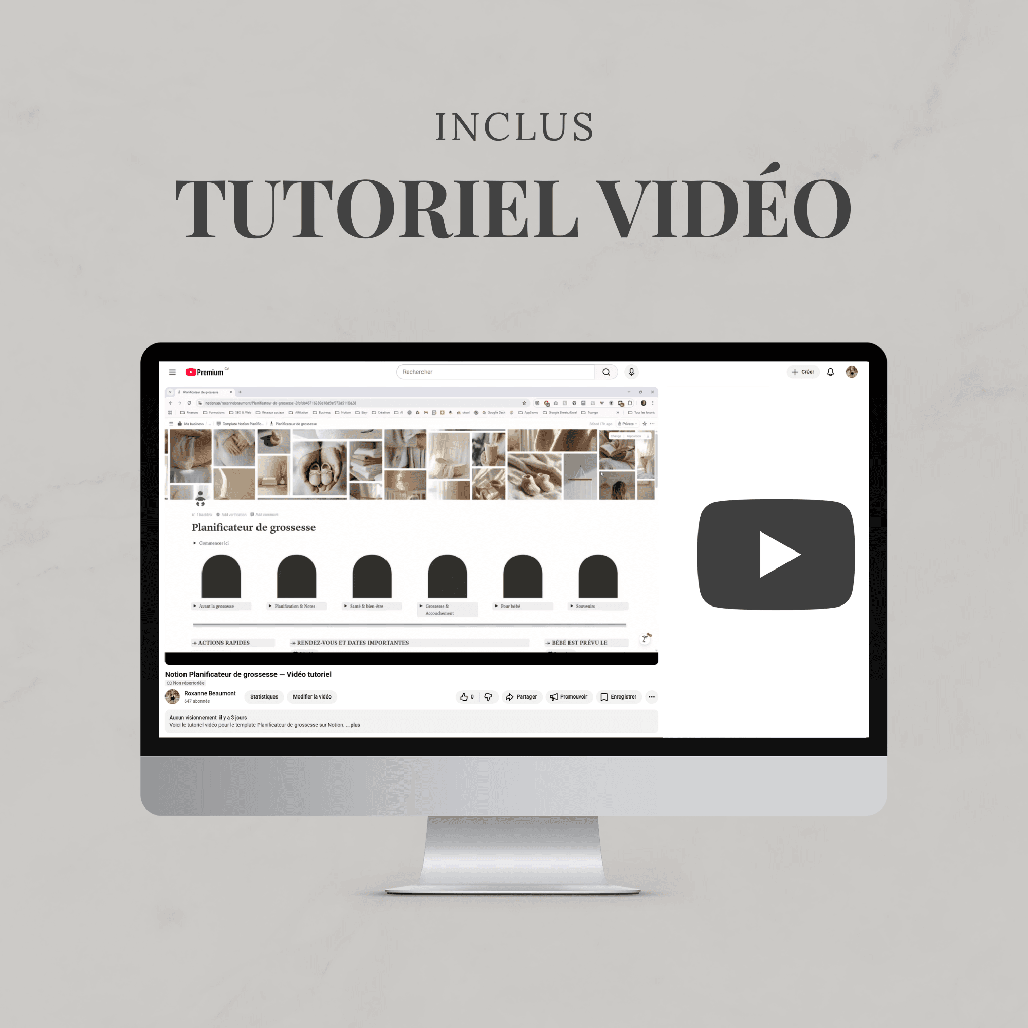 Template Notion — Planificateur de grossesse – Image 13