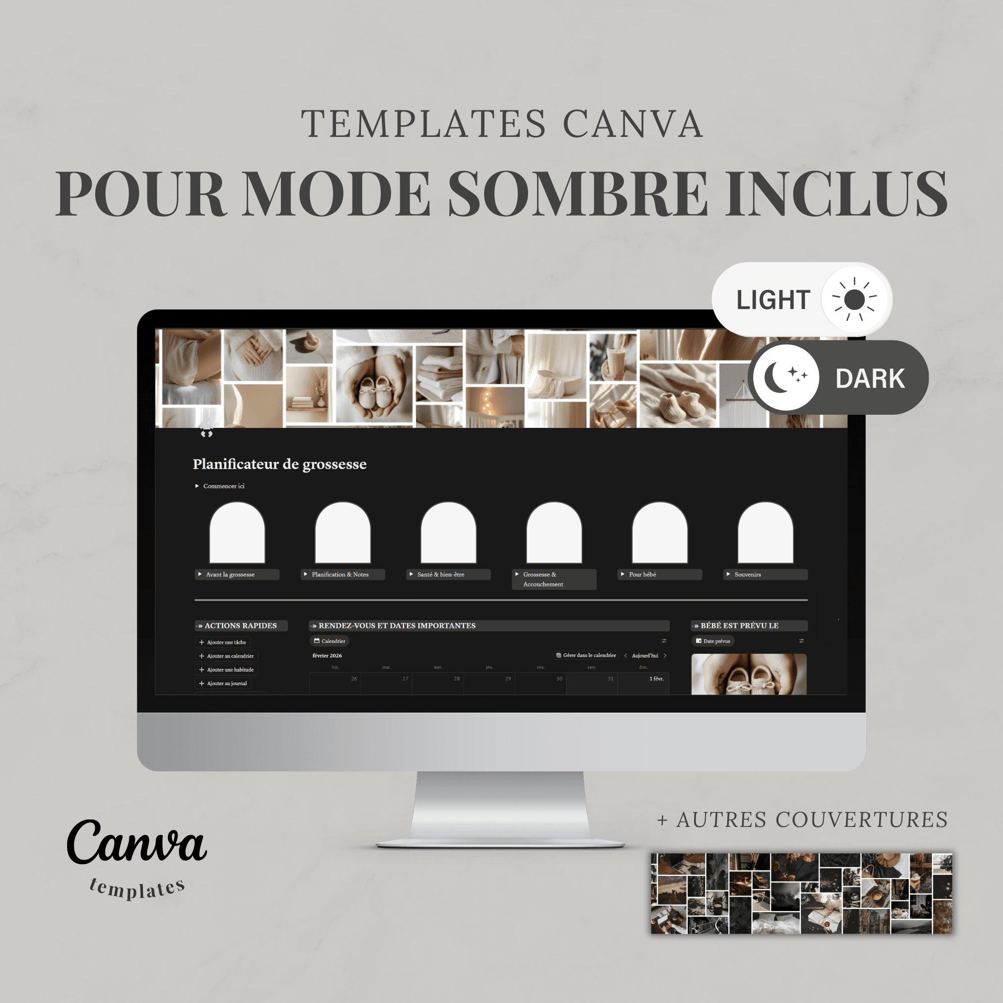 Template Notion — Planificateur de grossesse – Image 14