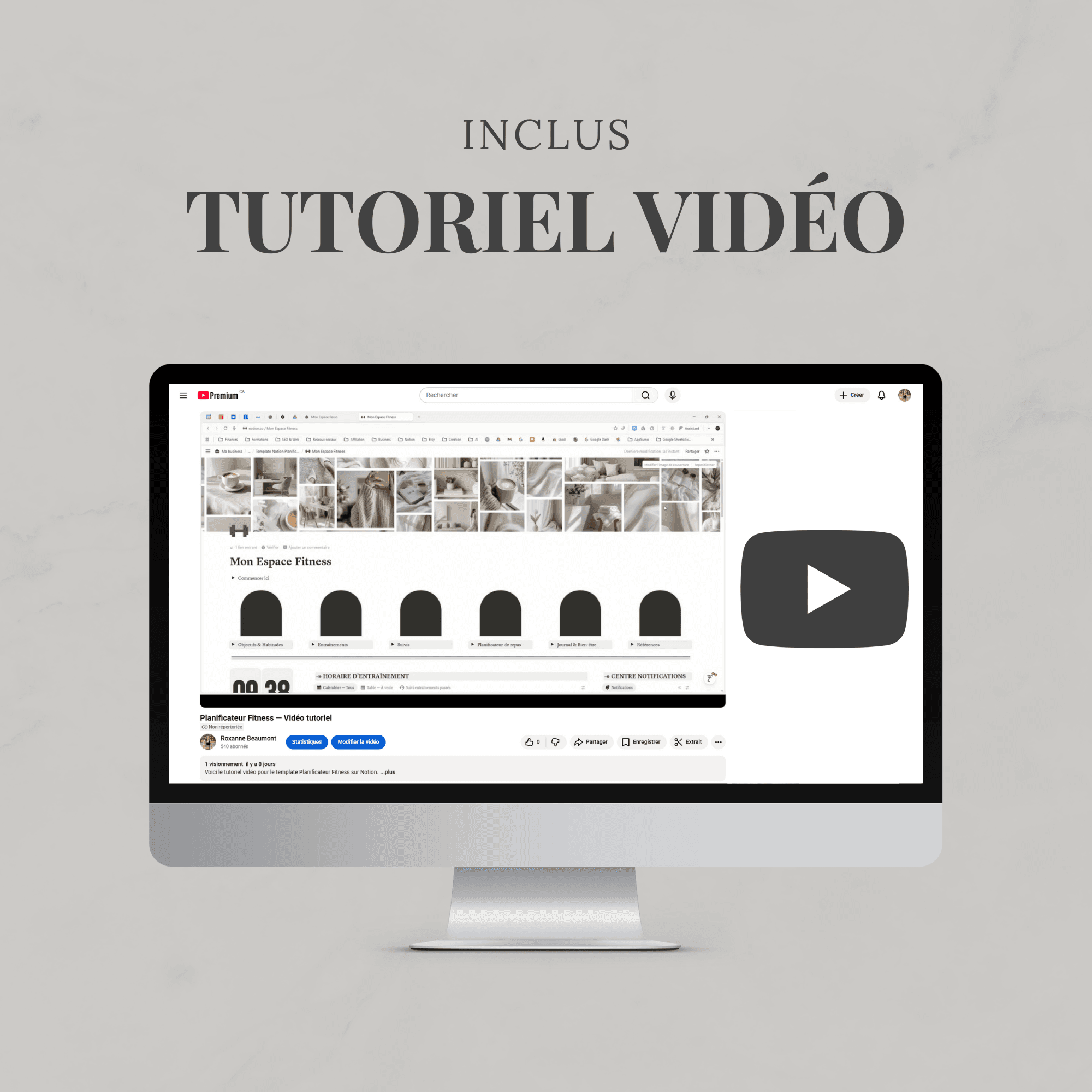 Template Notion — Planificateur Fitness – Image 14