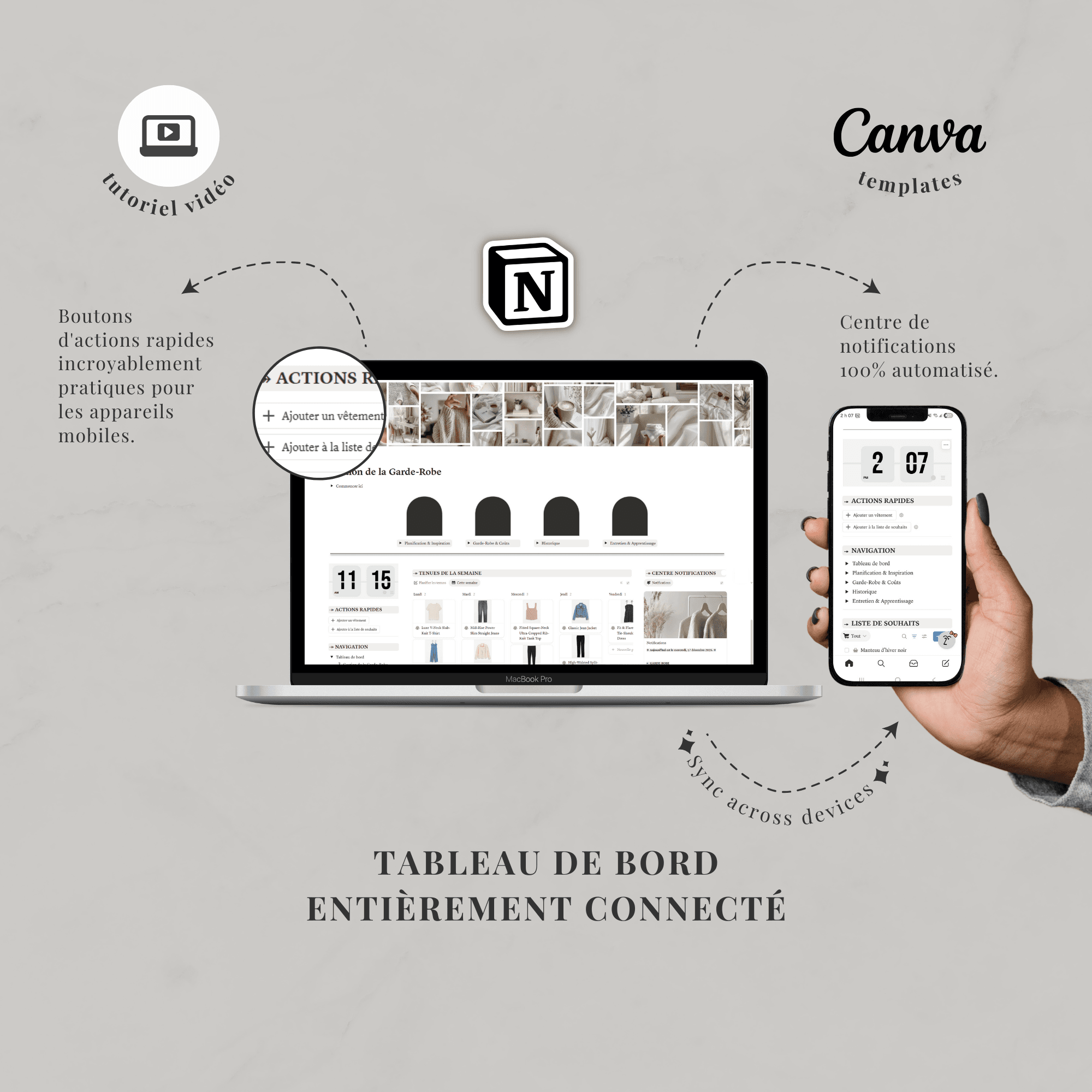 Template Notion — Gestion de la Garde-robe – Image 2