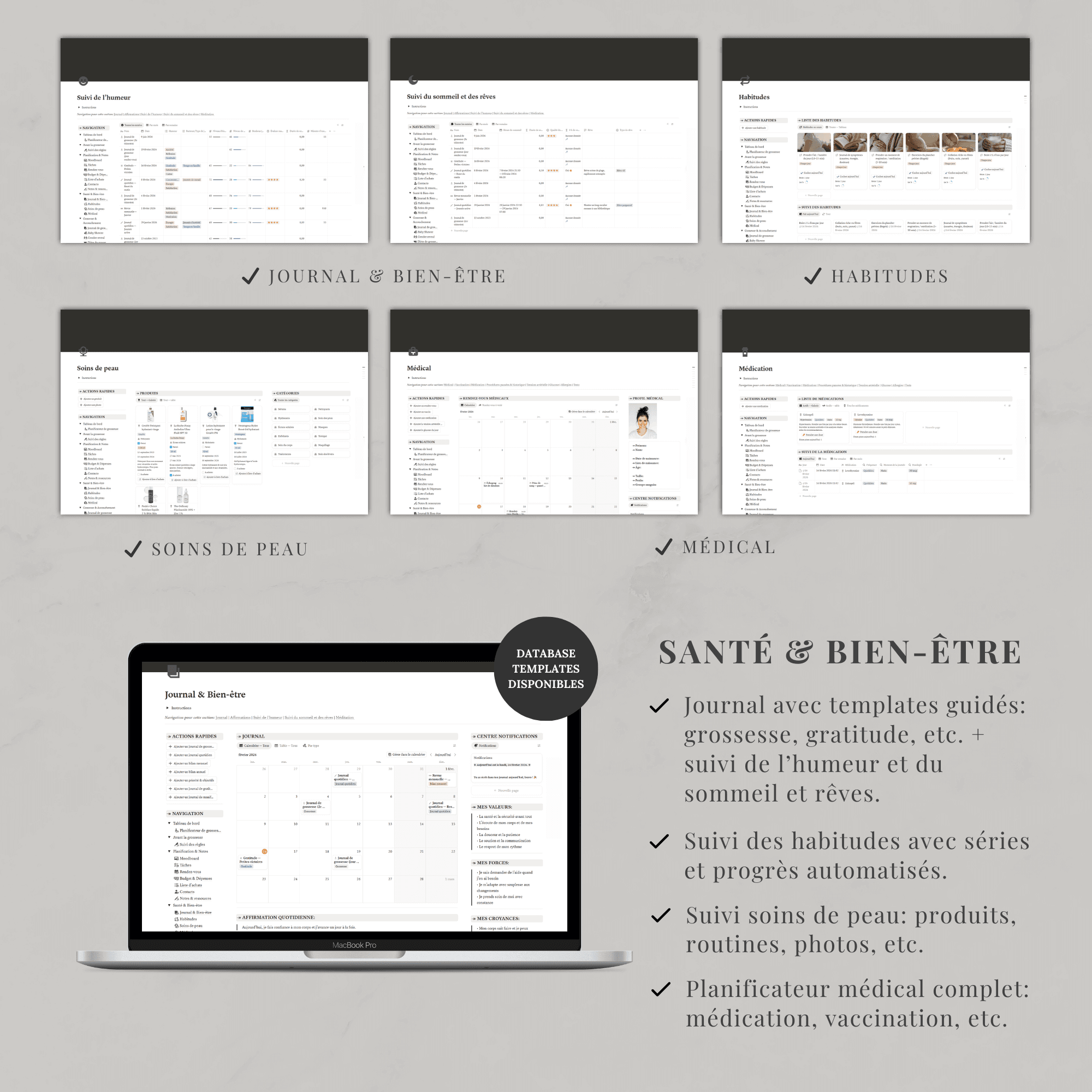 Template Notion — Planificateur de grossesse – Image 7
