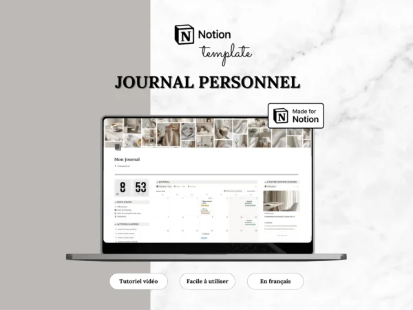 Template Notion — Journal Personnel