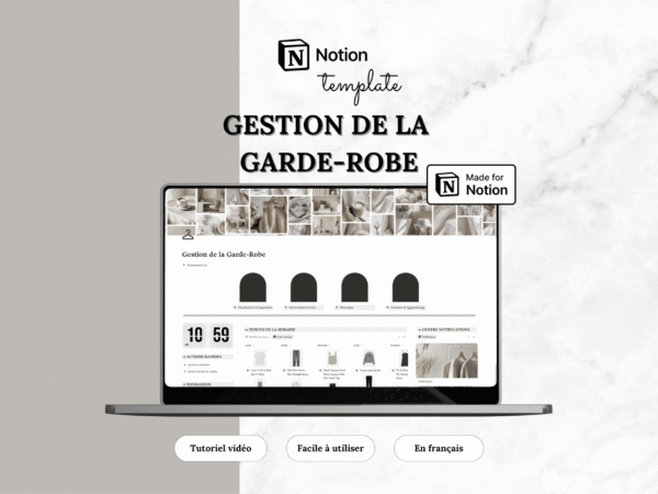 Template Notion — Gestion de la Garde-robe