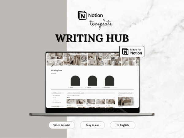 Notion template — Writing Center