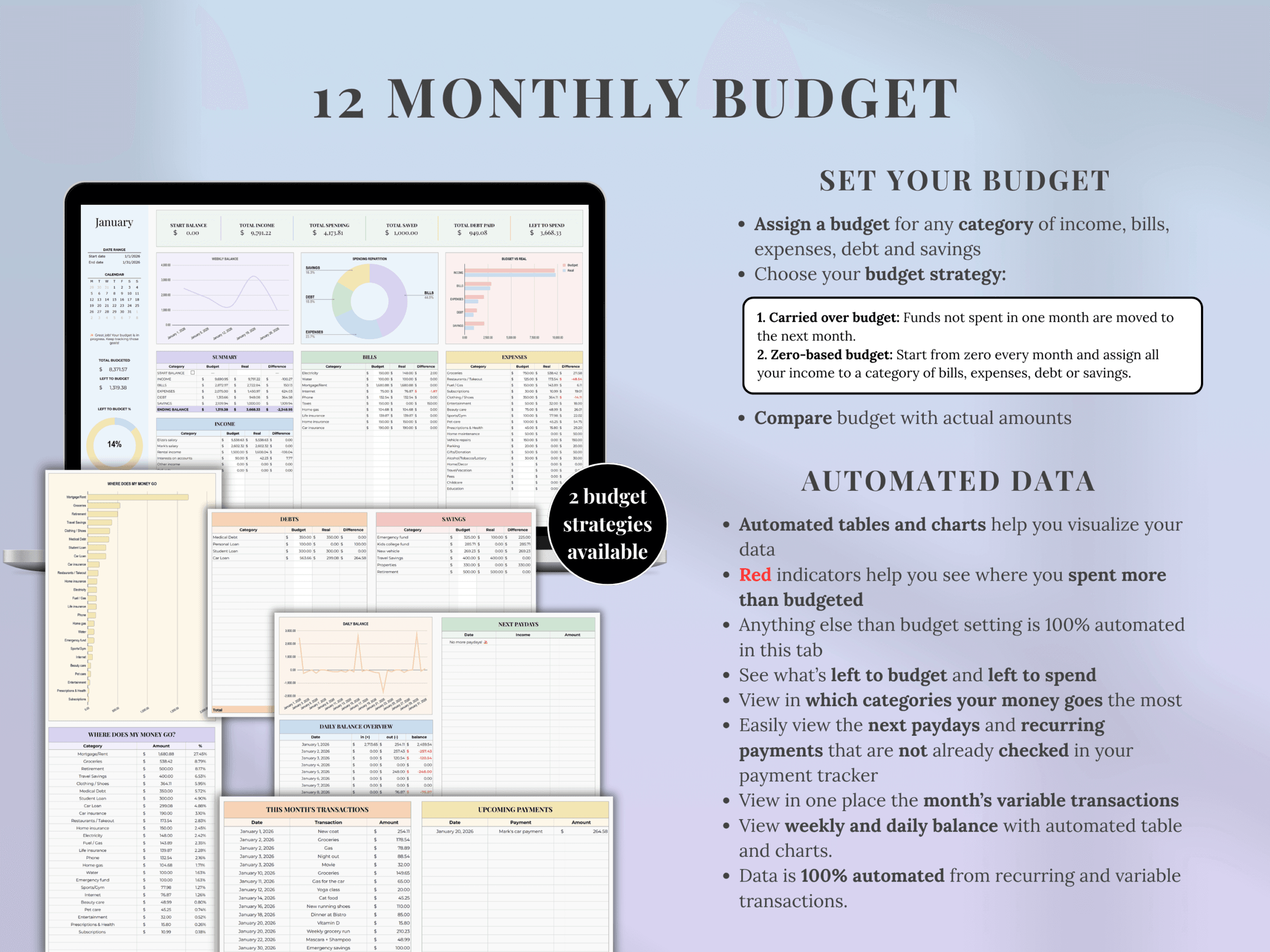 The ultimate budget — Spreadsheet - Image 5